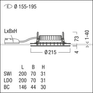 Zumtobel Group - Downlight/Strahler/Flutlicht LED-Downlight PANOS R #62927751 940