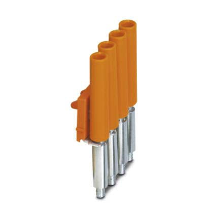 Phoenix Contact - Querverbinder/Brücker für Reihenklemme Schaltbrücke SBP-TB 6-T 4-8 4-polig, orange − 10 Stück
