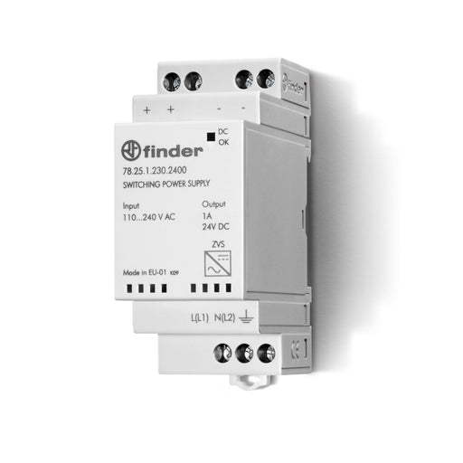 Finder - Gleichstromversorgung Schaltnetzteil 78.25.1.230.2400 24VDC 25W