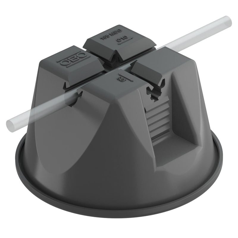 OBO Bettermann - Dachleitungshalter für Blitzschutz Dachleitungshalter 165 MBG-8-10 8-10mm sw