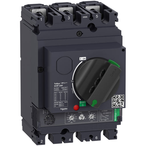 Schneider Electric - Leistungsschalter für Motorschutz Motorschutzschalter GV5P220F 3P, 220A, Icu 36kA