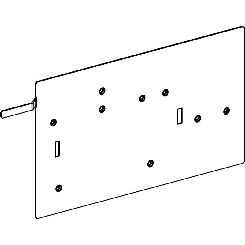 Schneider Electric - Zubehör/Ersatzteile für Abgangskasten Schienenverteiler Montageplatte KSB63EGP für KSB63SM − 5 Stück