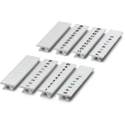 Phoenix Contact - Klemmenmarkierung Zackband ZB3,5 Q#0801405:0001 quer 1-10 ws B3,5mm − 10 Stück