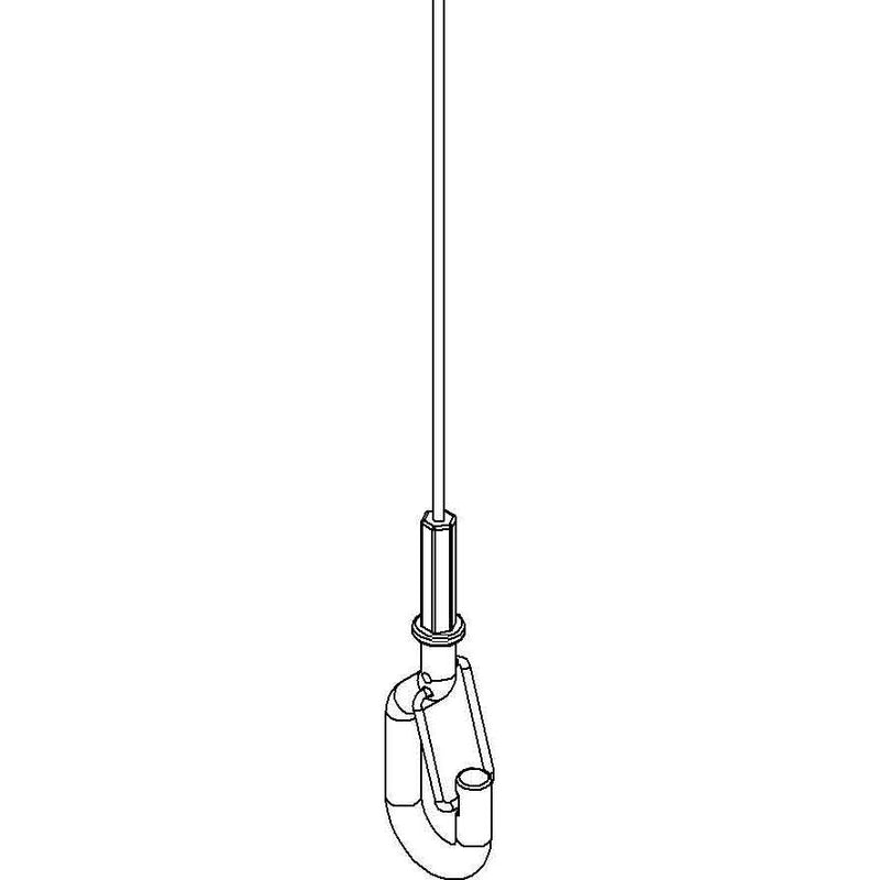 Niedax - Drahtseilabhängung Seilabhängungs-Set GAH-2/2 Haken − 10 Stück