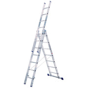 ILLER-LEITER - Sprossenleiter Mehrzweckleiter, 3-teilig 95309 3x9 Sprossen