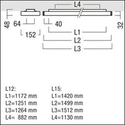 Zumtobel Group - Decken-/Wandleuchte LED-Halbeinbauleuchte ECOOS2 SLIM#42932551 4000K