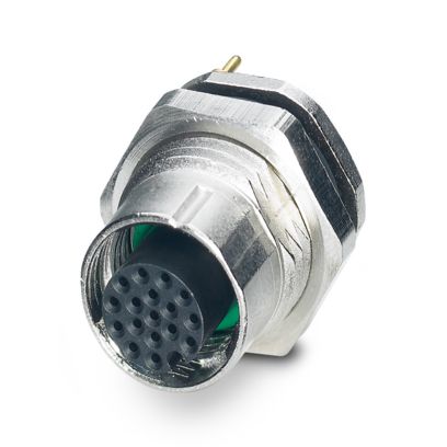 Phoenix Contact - Rundsteckverbinder, feldkonfektionierbar (Industriesteckverbinder) Gerätesteckverbinder SACC-DSI-M12#1239757 Hinterwand − 20 Stück