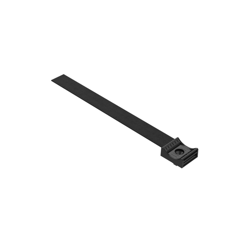Hebotec - Befestigungssockel und -element für Kabelbinder Klettbandsockel m.Klemmfuß 3011-504-180C VE10 KBS-C11 1,5 8-35 20