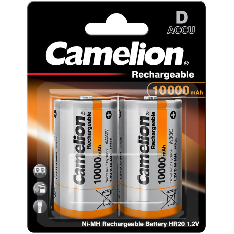 Hückmann - Akku 1,2V Mono D 130818(VE 2) 10.000mAh Bli2 Camel − 6 Packung