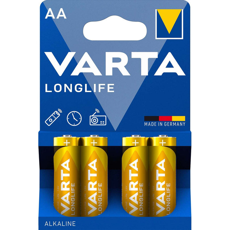 Varta Cons.Varta - Batterie Longlife Mignon 4106 Blister 4 1,5/Al-Mn