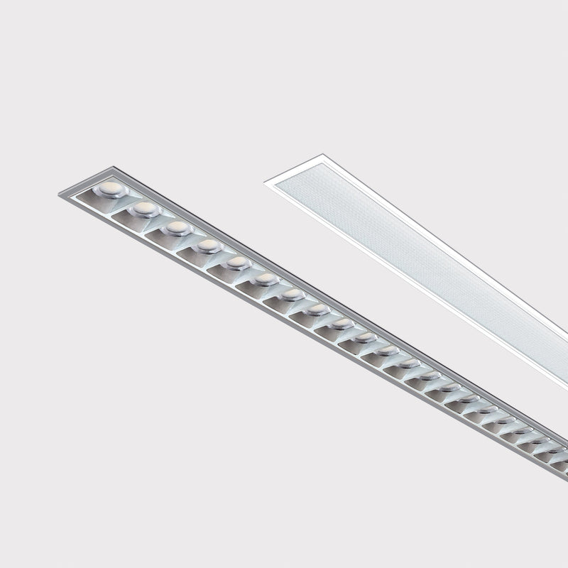 Lightnet - Decken-/Wandleuchte LED-Einbauleuchte LF5AEL-830M-L905 3000K, silber