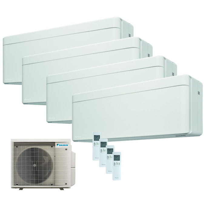 Daikin Klimaanlage Set 4 x Wandgerät Stylish 1,5/2,0/4,2/5kW - CTXA15CW + FTXA20CW + FTXA42CW + FTXA50CW + 4MXM80A