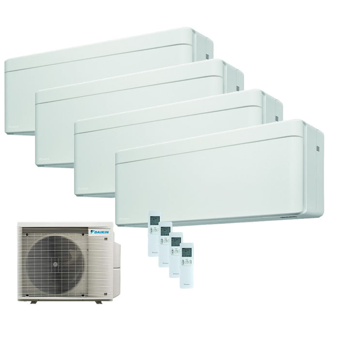Daikin Klimaanlage Set 4 x Wandgerät Stylish 2,0/2,5/3,4/5,0kW - FTXA20CW + FTXA25AW + FTXA35CW + FTXA50CW + 4MXM80A