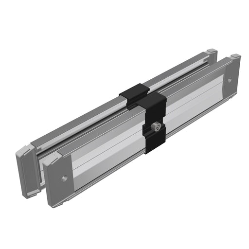SL Rack - Photovoltaik-Montagesystem Innenverbinder sw eloxiert 86160-02 mit Träger Rail 60