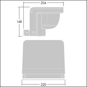 Thorn - Decken-/Wandleuchte LED-Wandstrahler RAA L 1L50 #96631721 3000K