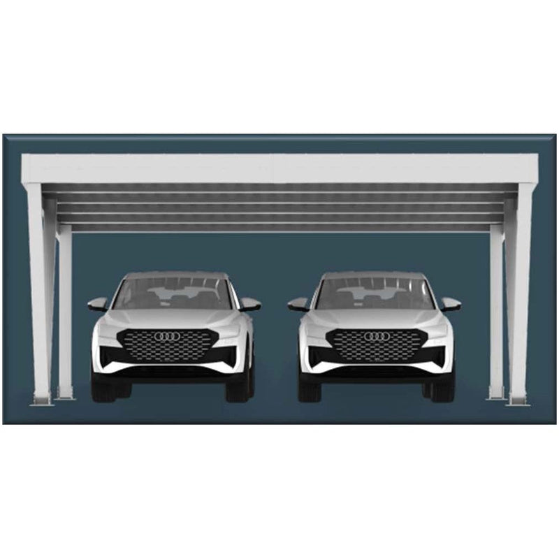 Niedax PV - Photovoltaik-Montagesystem Carport, Double PV-CP-D-290 H=2,90m, B=6,0m