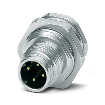Phoenix Contact - Rundsteckverbinder, Einbau (ohne Leitung) Gerätesteckverbinder SACC-DSI-MSD#1027680 Hinterwand
