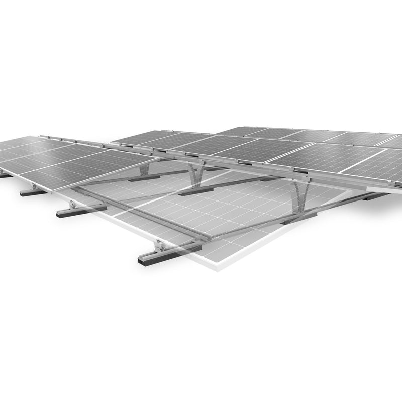 K2 - Photovoltaik-Montagesystem Basisschienenset D-Dome 2004714 6.10 Base Set LS