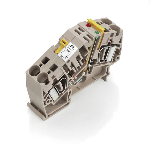 Weidmüller - Trenn- und Messtrenn-Reihenklemme Prüftrenn-Reihenklemme ZTR 6-2 E / 24V DC 6qmm, 24V, 20A − 10 Stück