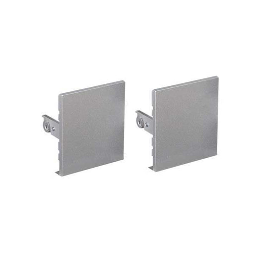 LTS Licht&Leuchten - Mechanisches Zubehör/Ersatzteile für Leuchten Enddeckel LK-Z 070.001 si VE2 silber (2Stück)