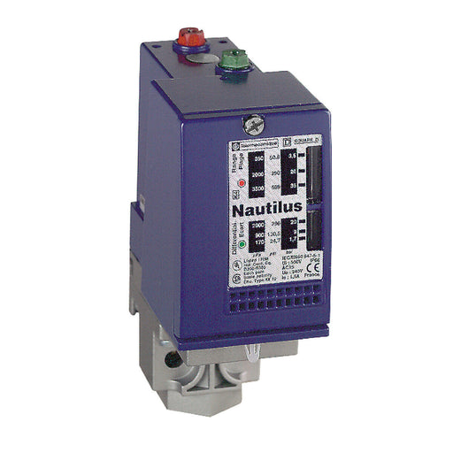 Telemechanique Sensors - Druckschalter Vakuum-Drucksensor XMLCM05A2S11 5 bar, 2 OC