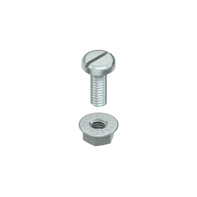 Niedax - Maschinenschraube/Bolzen Zylinderkopfschr. ZKM 6X16 − 100 Stück