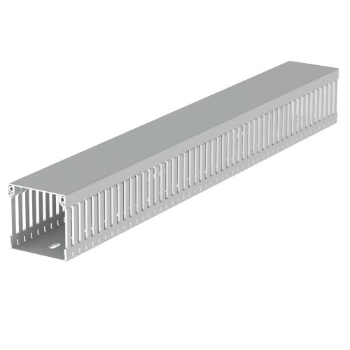 Unex - Verdrahtungskanal lgr 60.60.88 RAL7035 60x60 − 2 Meter