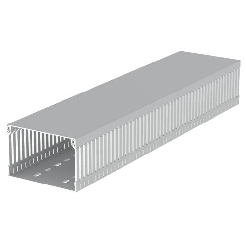 Unex - Verdrahtungskanal lgr 80.120.88 RAL7035 80x120 − 12 Meter