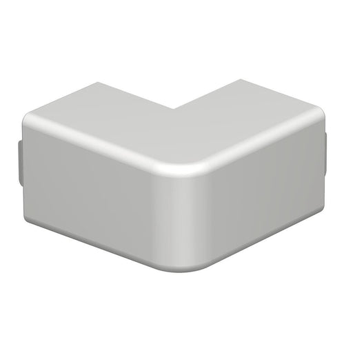 OBO Bettermann - Außeneck für Leitungsführungskanal Ausseneckhaube reinweiß WDK HA25025RW 25x25mm − 4 Stück