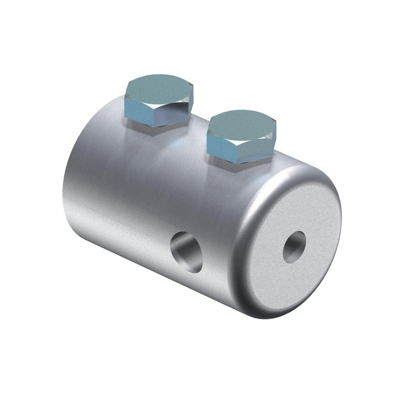 OBO Bettermann - Verbinder für Blitzschutz Endstück 101 IES-16 f.16mm GFK-Stangen − 10 Stück