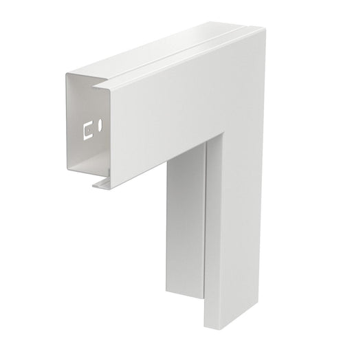 OBO Bettermann - Flachwinkel für Leitungführungskanal Flachwinkel mit Oberteil LKM F40060RW 40x60mm, St, FSK, rw