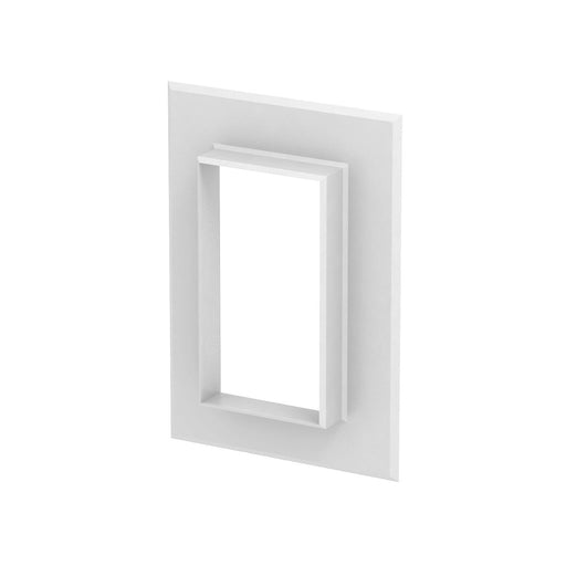 OBO Bettermann - Wandanschlussblende für Geräteeinbaukanal Wandabschlussblende G-AWAG70130RW geschlossene Ausfü