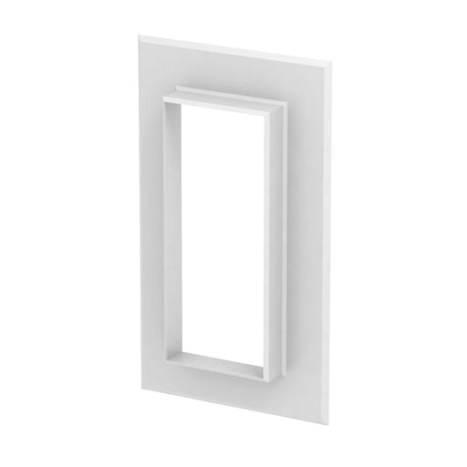 OBO Bettermann - Wandanschlussblende für Geräteeinbaukanal Wandabschlussblende G-AWAG70170RW geschlossene Ausfü