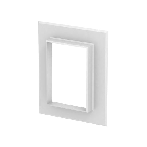OBO Bettermann - Wandanschlussblende für Geräteeinbaukanal Wandabschlussblende G-AWAG90130RW geschlossen
