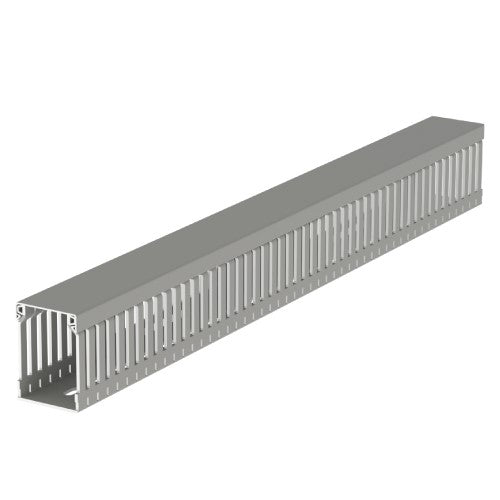 Unex - Verdrahtungskanal gr 60.40.77 RAL7030 60x40 − 2 Meter