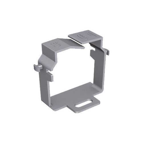 Unex - Halteklammer für Verdrahtungskanal Drahthalteklammer gr 40865 RAL7030 für 60x60 − 48 Stück