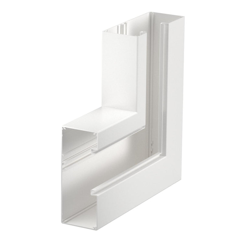 OBO Bettermann - Flachwinkel für Geräteeinbaukanal Flachwinkel GA-AFS70170RW 70x170mm