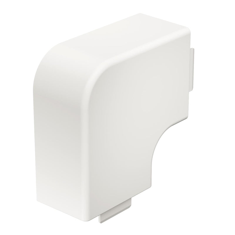 OBO Bettermann - Flachwinkel für Leitungführungskanal Flachwinkelhaube halogenfr WDKH-F40060RW 40x60mm, PC/ABS, rw − 2 Stück