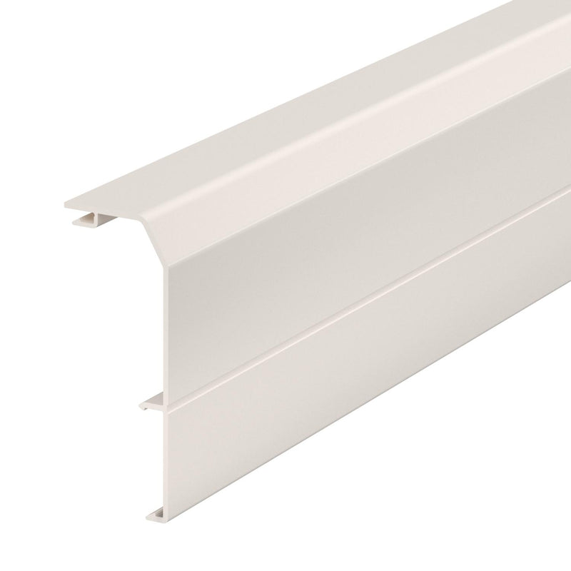 Rehau - Oberteil für Sockelleistenkanal RAUDUO Oberteil RD OT40105 cws 40/105 cws − 2 Meter