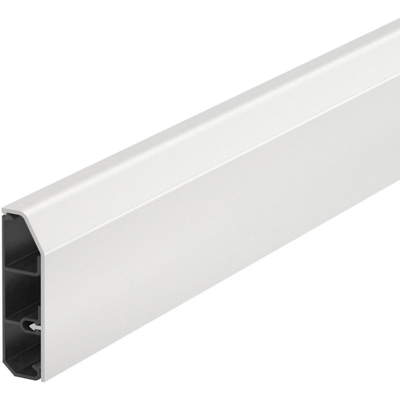Rehau - Sockelleistenkanal komplett SL Kanal SL 2070 rws 20/70 rws − 2 Meter