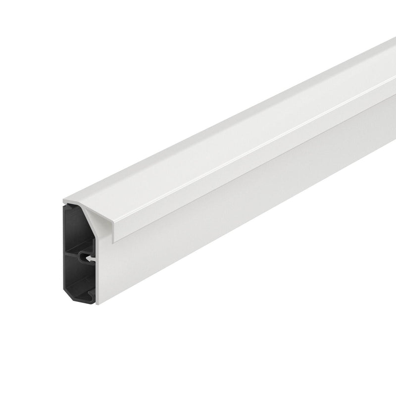 Rehau - Sockelleistenkanal komplett SL-T Kanal SLT 2050 rws 20/50 rws − 2 Meter