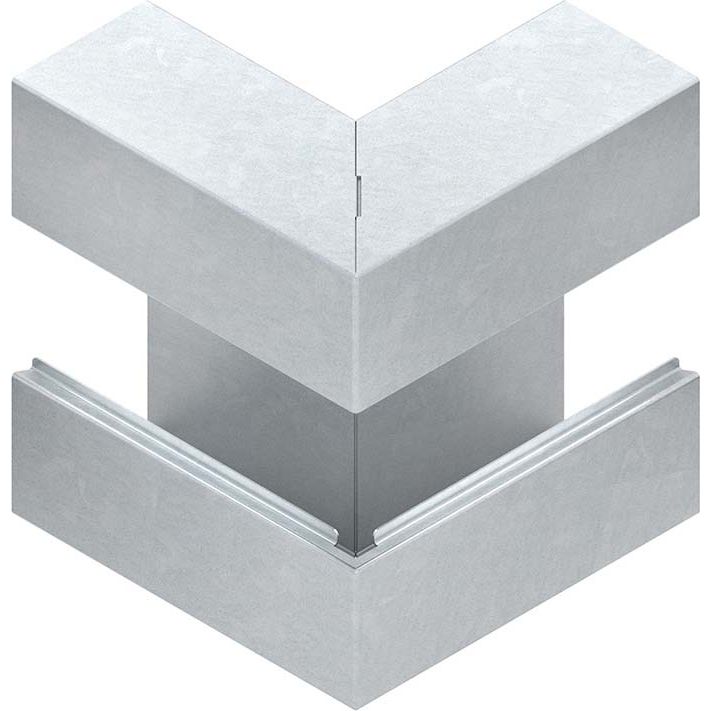 Niedax - Außeneck für Geräteeinbaukanal GK-Außeneck 90Gr. GKA 220-78T80 WA 220x80mm