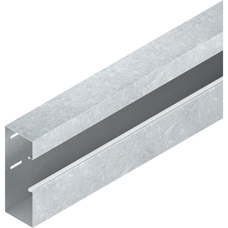 Niedax - Geräteeinbaukanal GK-Unterteil einzügig GKU 213A78T80 WA 213x80x2000mm − 2 Meter