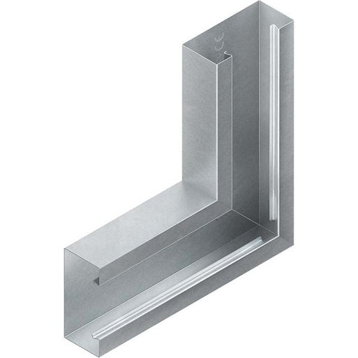 Niedax - Flachwinkel für Geräteeinbaukanal GK-Vertikaleck 90Gr. GKV 170-78 WA 170x61mm