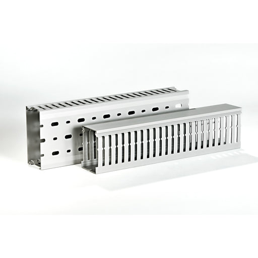 HellermannTyton - Verdrahtungskanal 185-40188(32) 37,5x50mm grau − 32 Meter