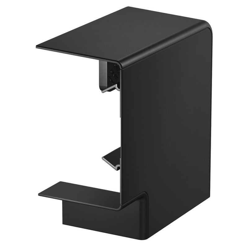 OBO Bettermann - Flachwinkel für Geräteeinbaukanal Flachwinkel Haubenformteil GK-FH70130SW 70x130 PC/ABS sw − 1 Stück