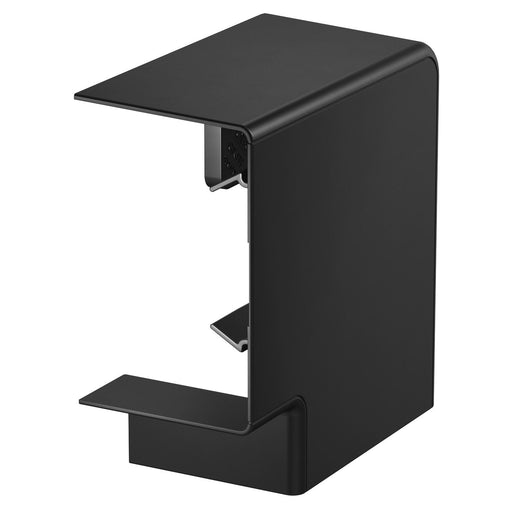 OBO Bettermann - Flachwinkel für Geräteeinbaukanal Flachwinkel Haubenformteil GK-FH70130SW 70x130 PC/ABS sw − 1 Stück