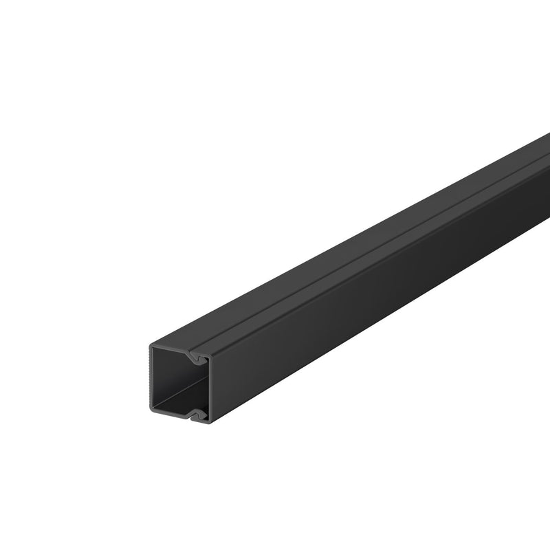 OBO Bettermann - Leitungsführungskanal Wand- und Deckenkanal WDK15015SW 2000x15x15 PVC sw − 2 Meter