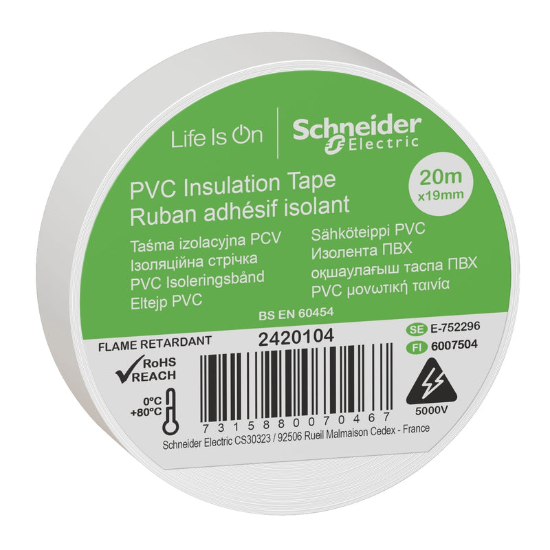 Schneider Electric - Klebeband PVC Isolierband 2420104(VE8) − 8 Packung