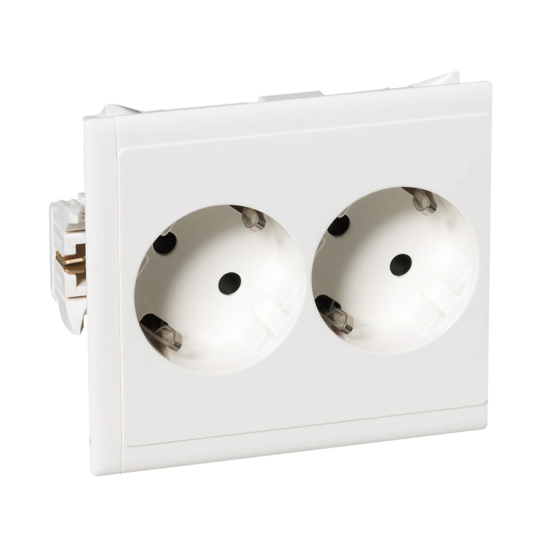 Schneider Electric - Steckdose Doppelsteckdose DATA 5940015 CYB-PS 37grad Slave